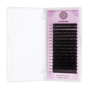 Ресницы Enigma цвет "Мокка" микс (16 линий) (0,07/D/7-13 mm)